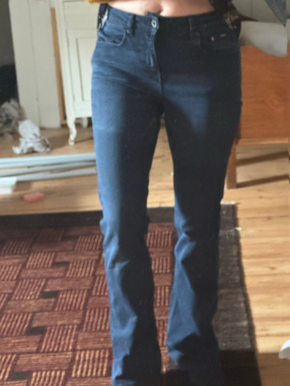 Donkerblauwe Kuyichi jeans, maat W28  (34, 36), Ophalen of Verzenden, Zo goed als nieuw, Blauw, W28 - W29 (confectie 36)