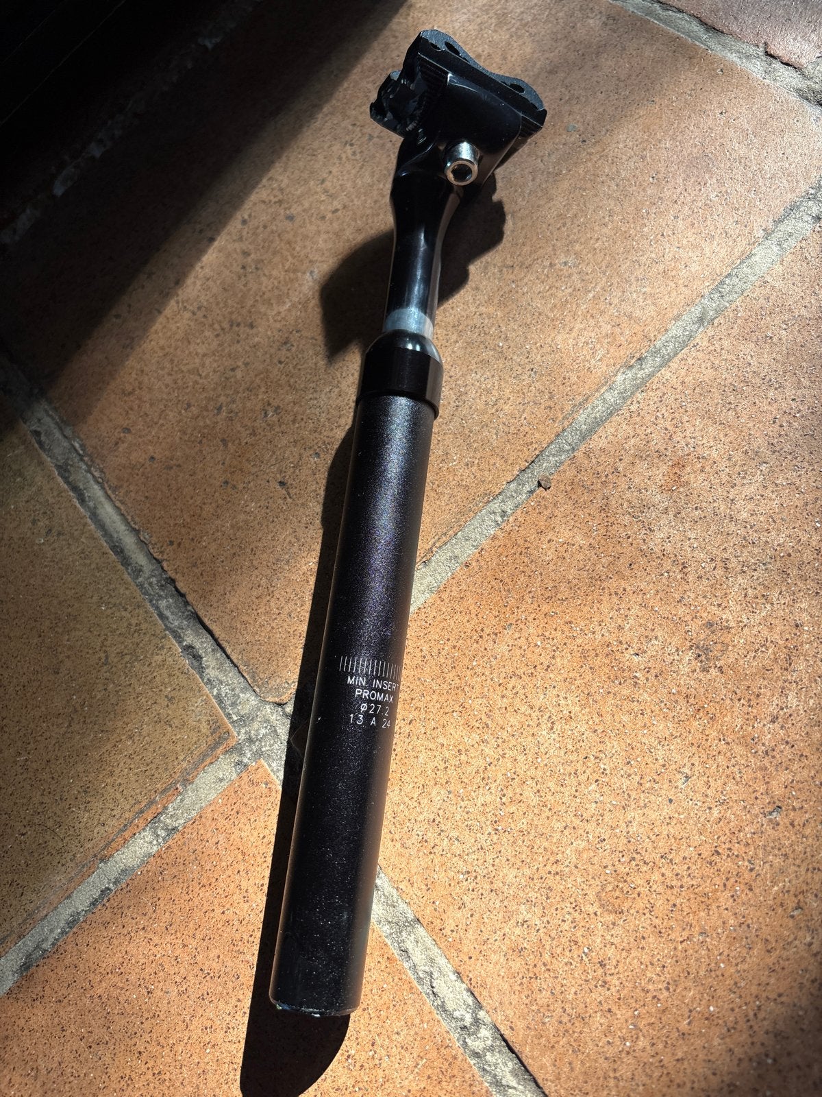 Promax Verende Zadelpen Ø27.2, Gebruikt, Ophalen, Elektrische fiets, Zadel