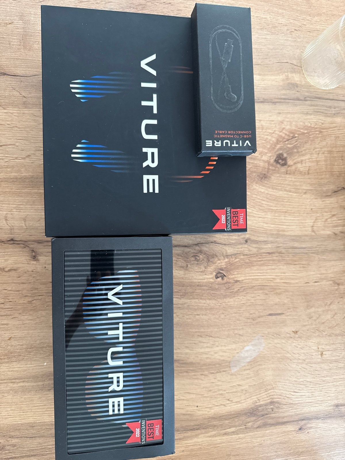 Viture One XR Smart Glasses met Neckband en accessoires, Overige typen, Zo goed als nieuw, Draagtas/etui, Zwart