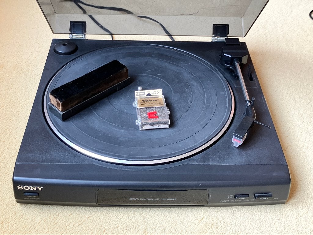 Lp Speler Sony,  inclusief extra nieuwe naald, Audio, Tv en Foto, Platenspelers, Ophalen, Gebruikt, Platenspeler, Sony