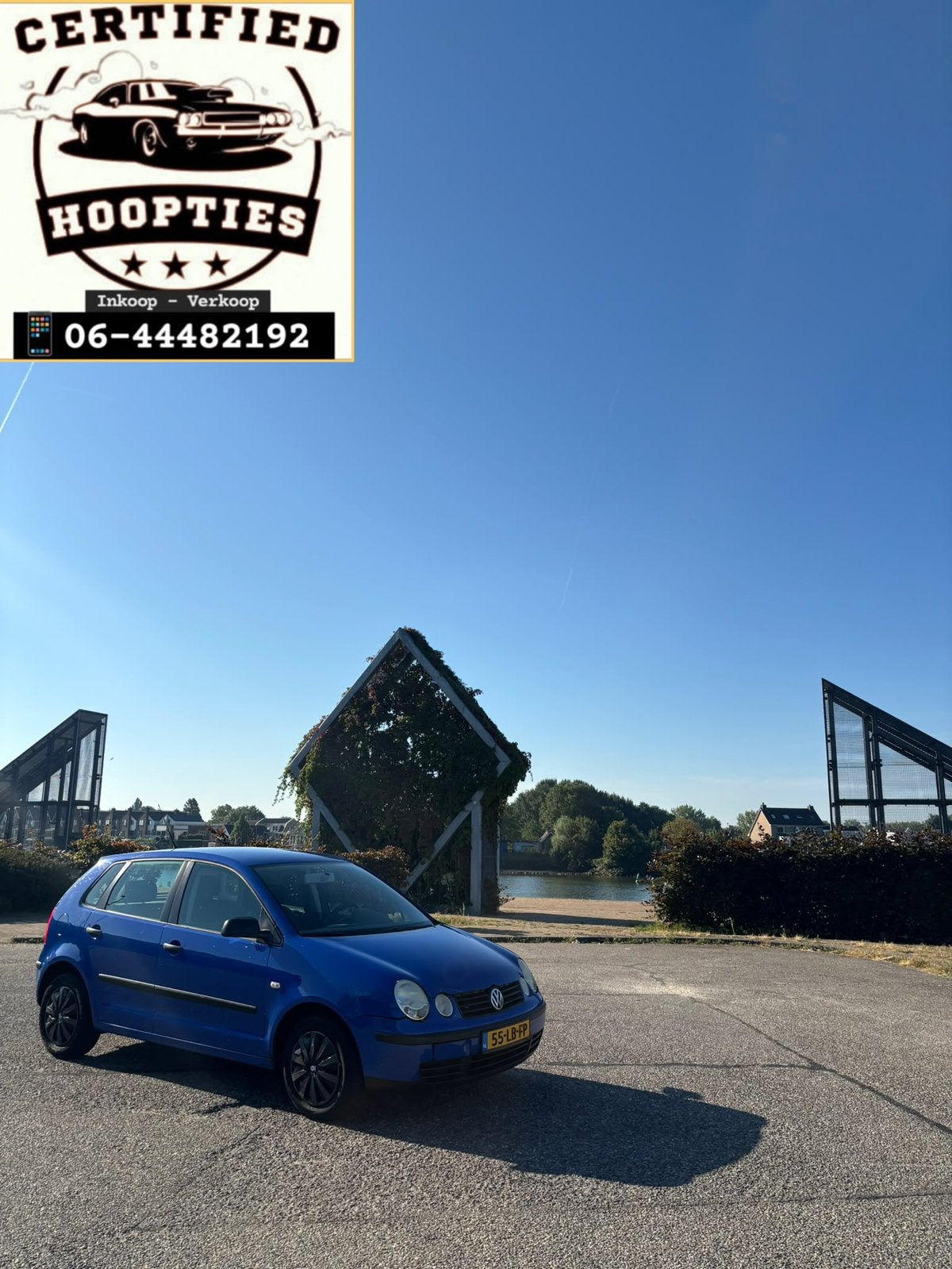 Volkswagen Polo 1.2 47KW 2002 Blauw AIRCO APK 18/9/2027 !!, Auto's, Blauw, 1198 cc, Handgeschakeld, Particulier