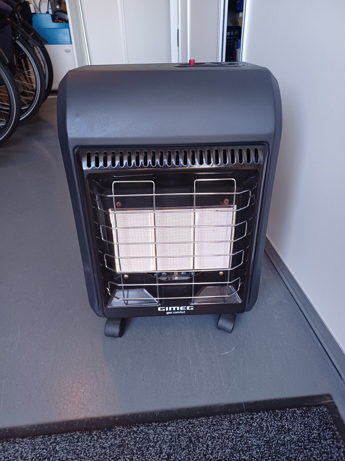 Gimeg Gas Comfort mobiele gaskachel, Huis en Inrichting, Kachels, Ophalen, Gebruikt, Gas, Vrijstaand