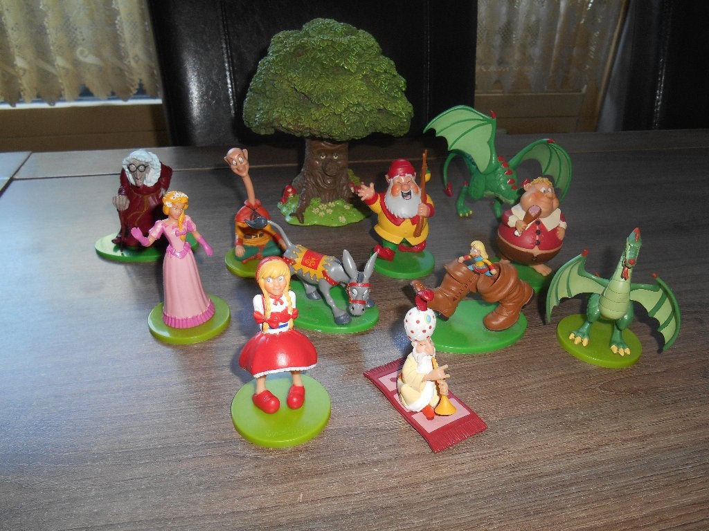 Efteling Sprookjesboom met 11 Efteling figuren, Ophalen of Verzenden, Gebruikt