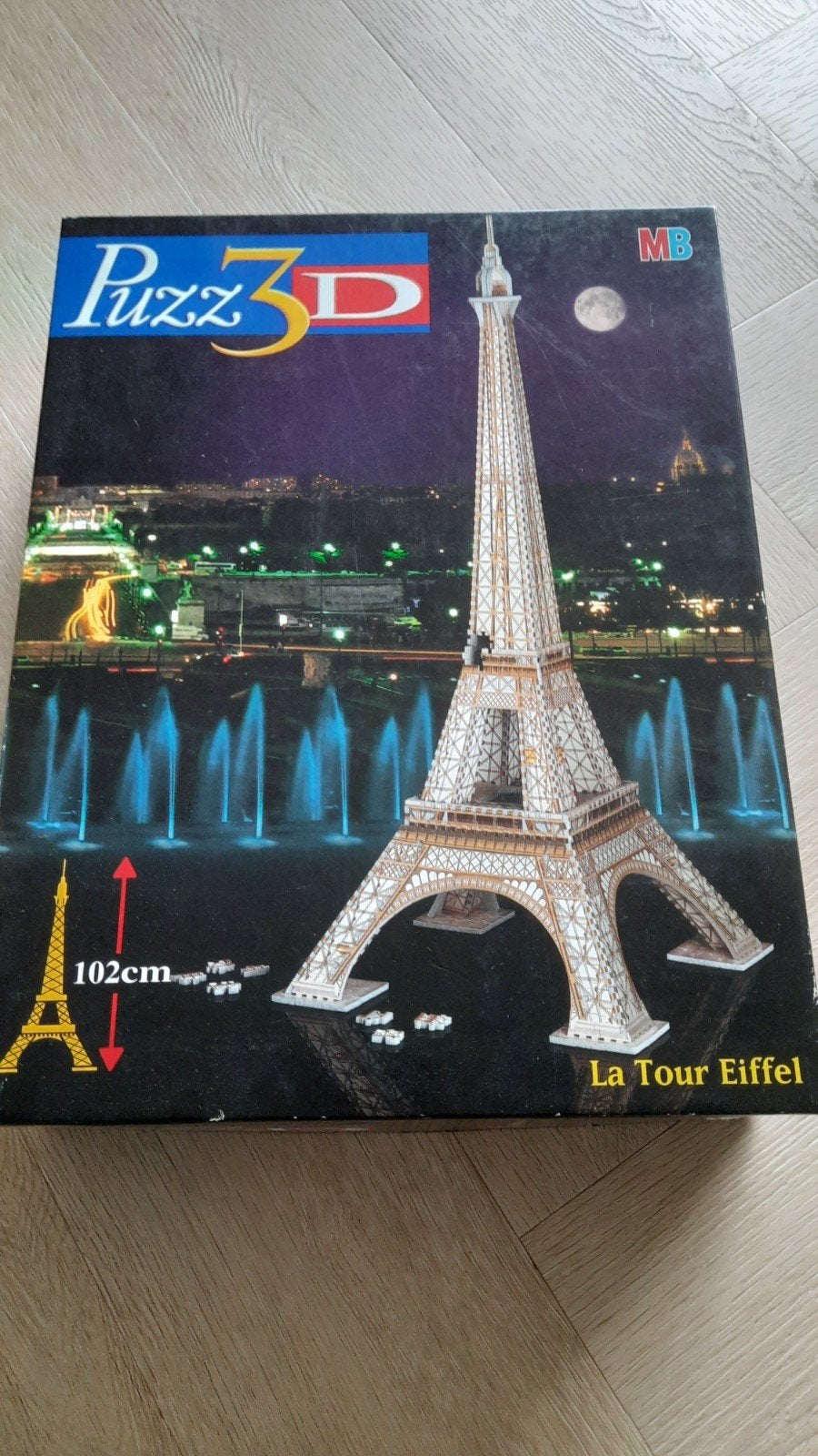 3d puzzel van de Eifeltoren van MB, Ophalen of Verzenden, Minder dan 500 stukjes, Rubik's of 3D-puzzel
