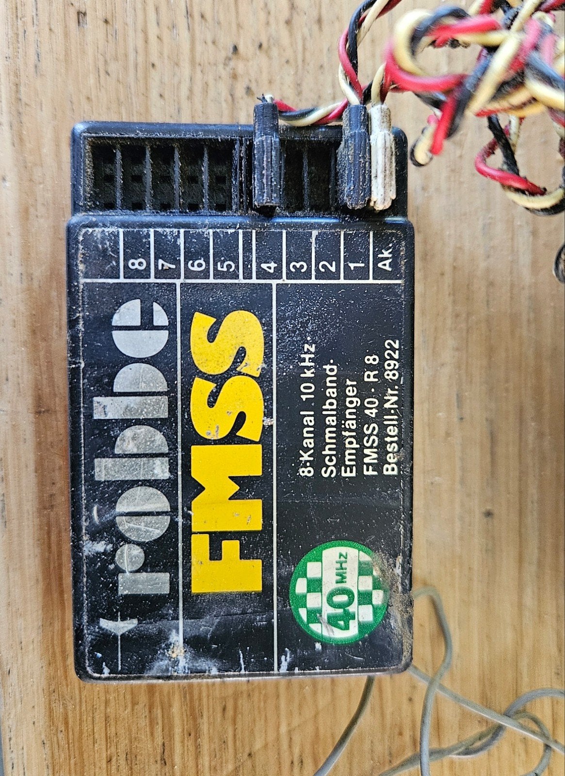 Retro RC ontvanger, schakelaar en servo - Werking onbekend, Ophalen of Verzenden