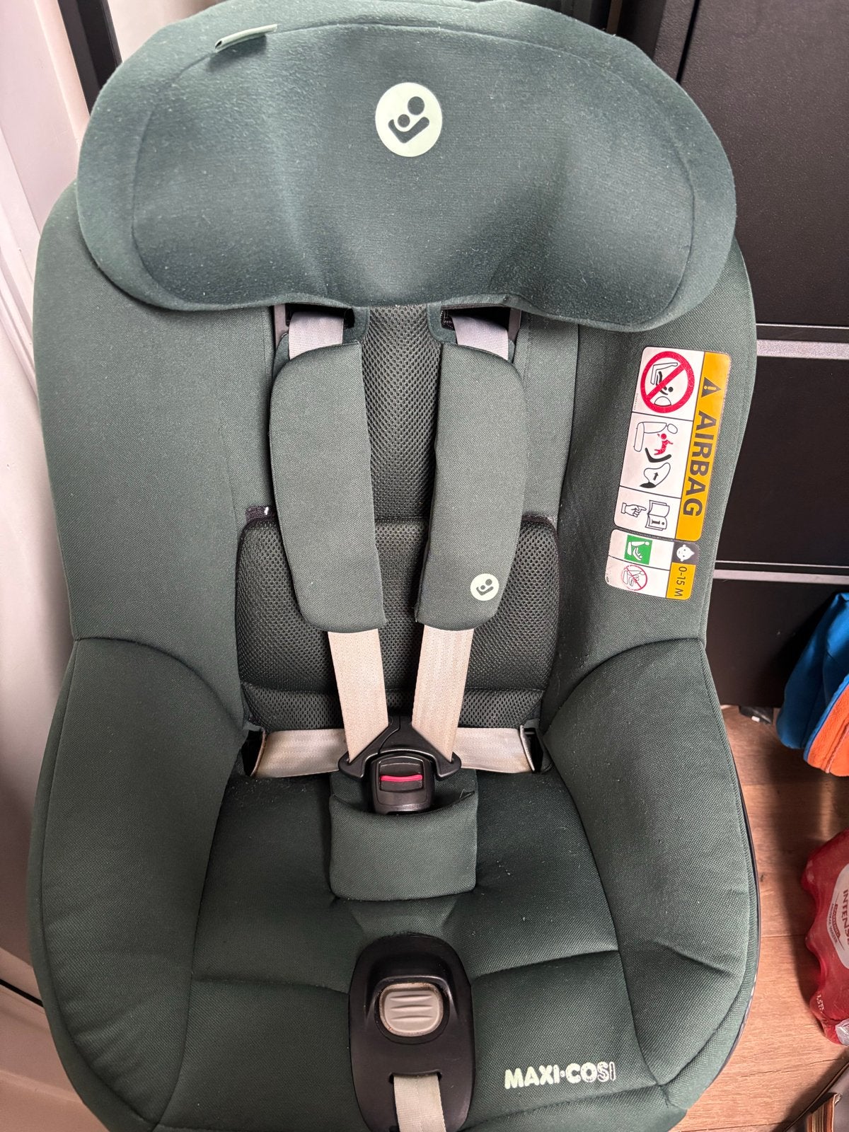Nette Maxi Cosi Pearl 360 met FamilyFix 360 base, Kinderen en Baby's, Ophalen, 0 t/m 18 kg, Verstelbare rugleuning, Zo goed als nieuw