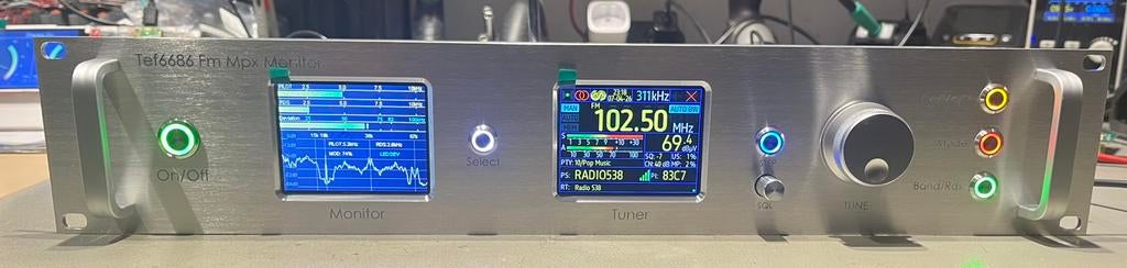 19inch tef mpx monitor ontvanger, Ophalen of Verzenden, Zo goed als nieuw, Audio