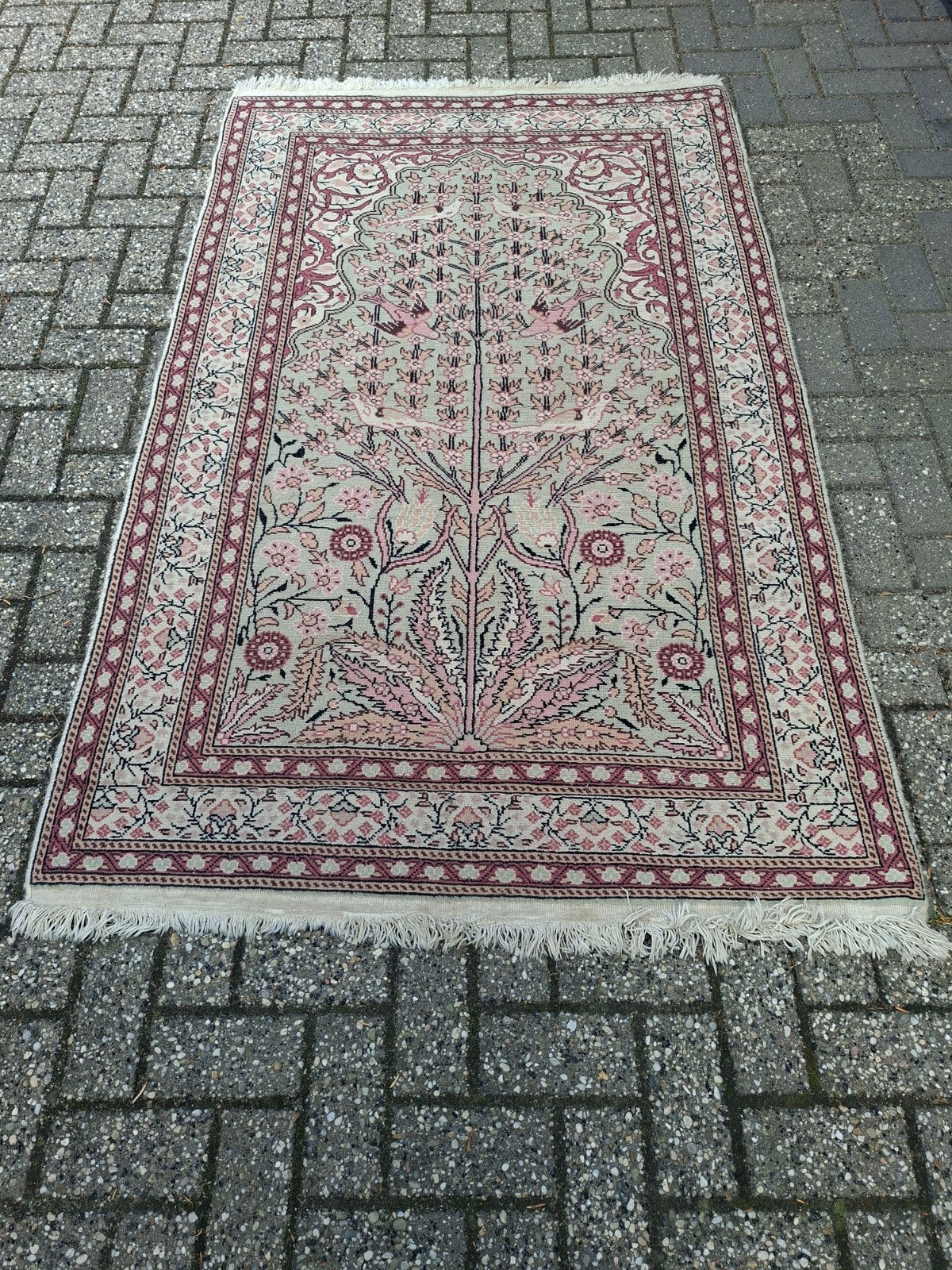 Mooi tapijt levensboom, Ophalen, Zo goed als nieuw, Rechthoekig, 200 cm of meer