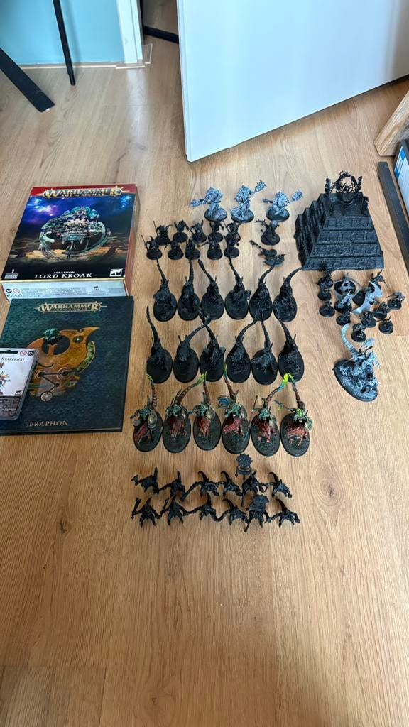 Warhammer AOS Seraphon/Lizardmen 2900points, Ophalen of Verzenden, Zo goed als nieuw, Warhammer