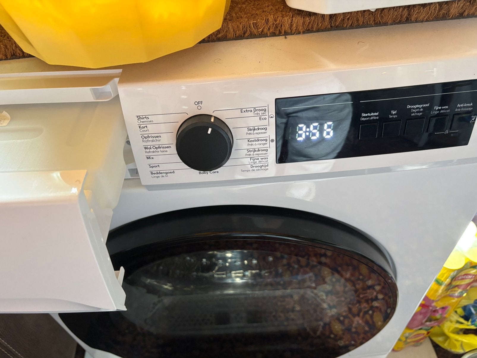 Veripart Condensdroger - Zo goed als nieuw, Ophalen, 8 tot 10 kg, Zo goed als nieuw, Voorlader