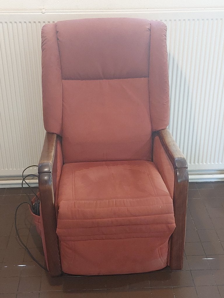 Relaxstoel, Huis en Inrichting, Fauteuils, Gebruikt, Stof, 50 tot 75 cm, Minder dan 75 cm, Ophalen
