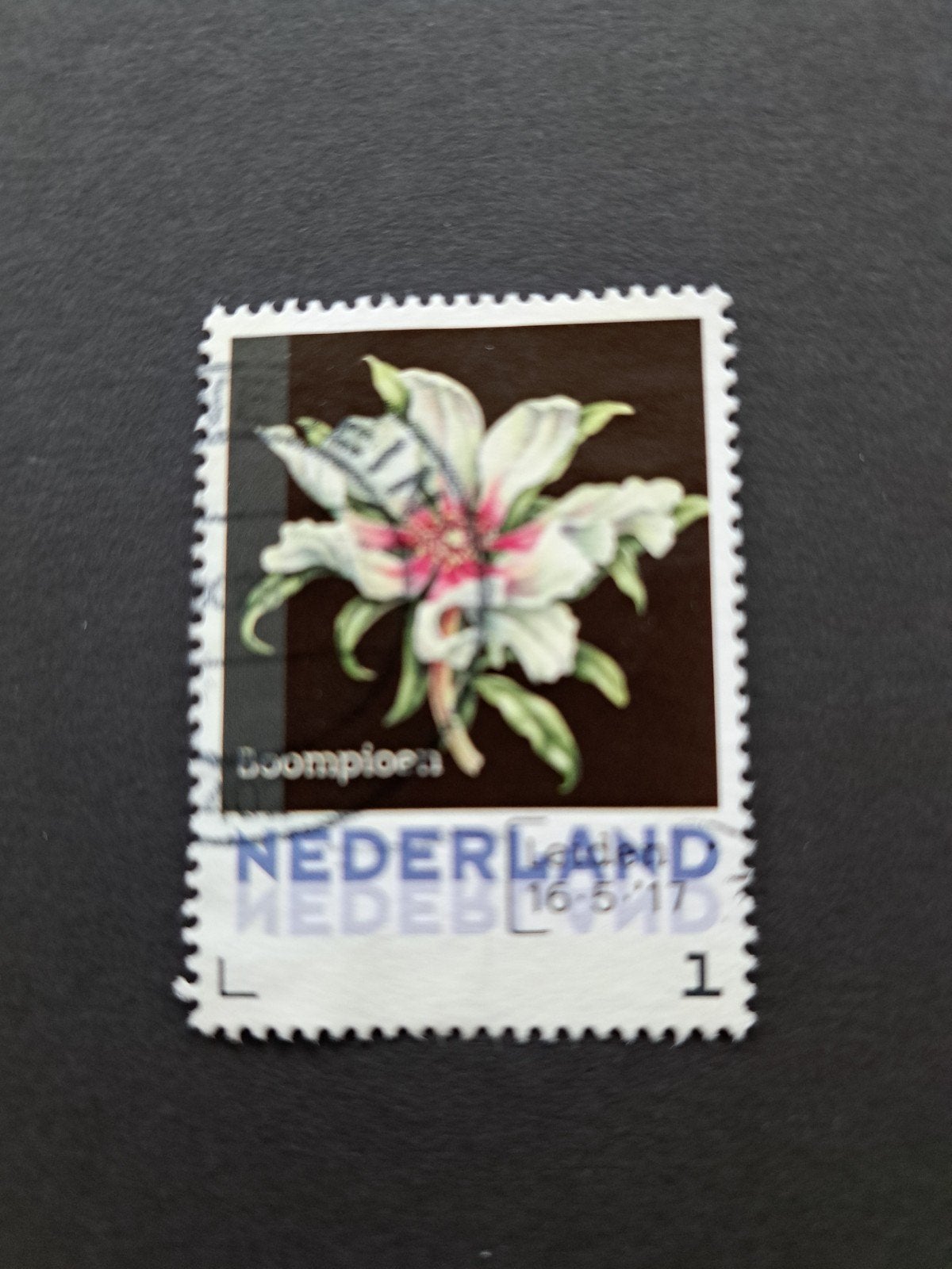 Persoonlijke zegel rouw, Ophalen of Verzenden, Gestempeld