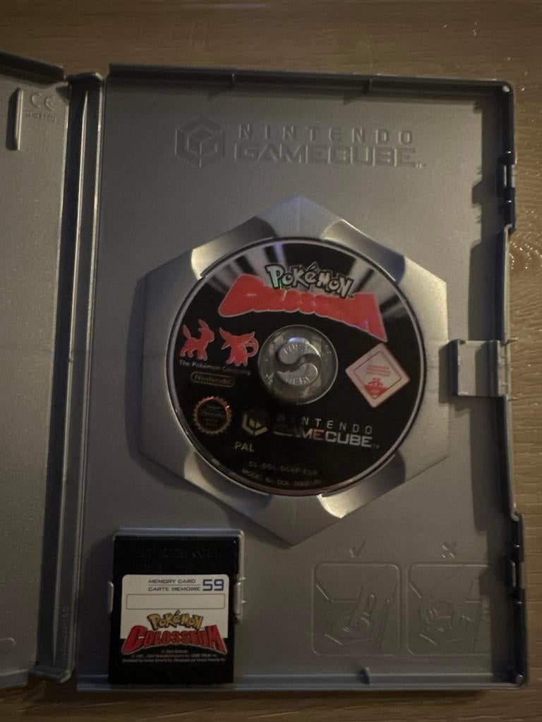 Pokémon Colosseum GameCube + originele memorycard, Gebruikt, 1 speler, Ophalen of Verzenden, Role Playing Game (Rpg)