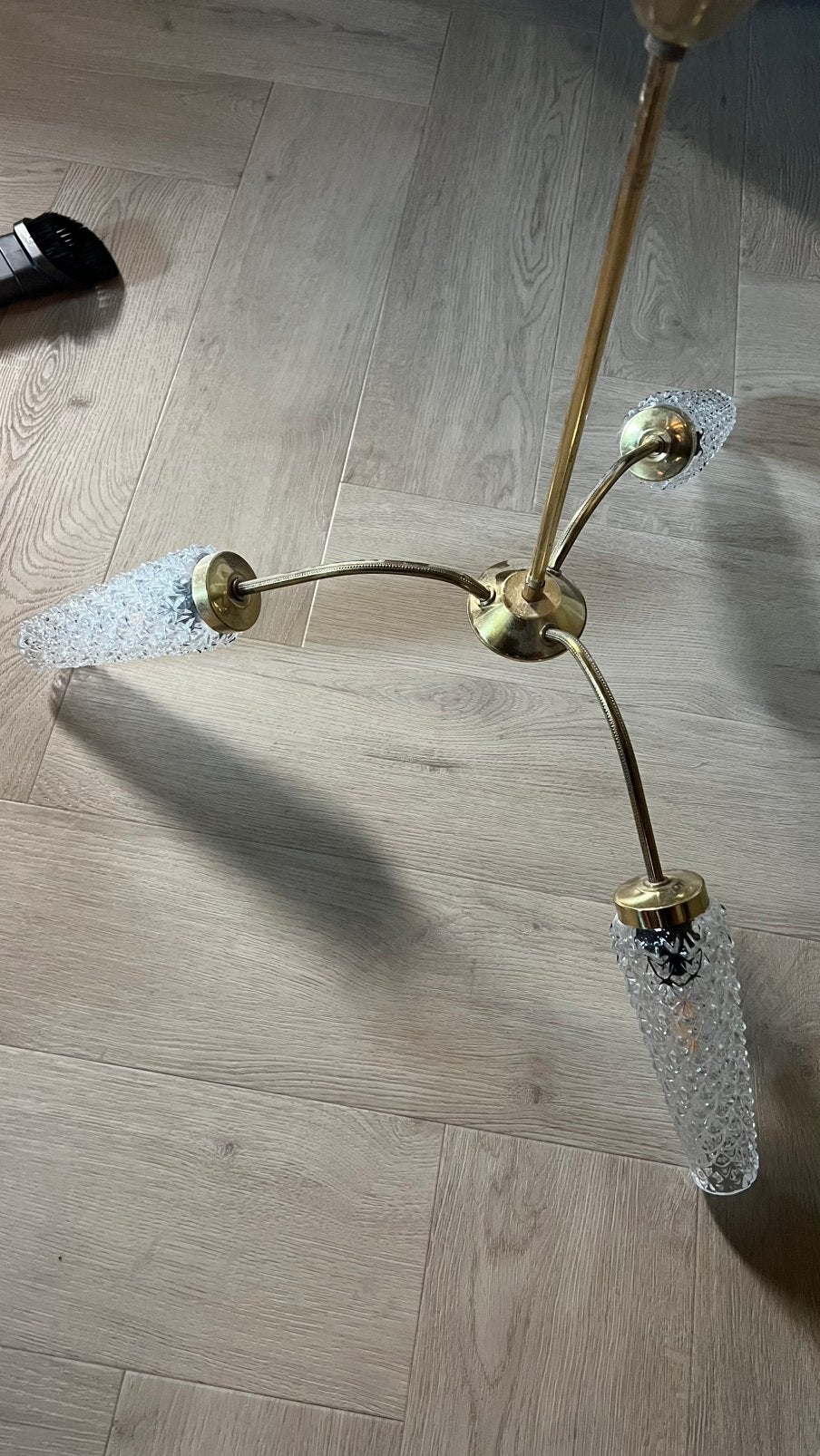 Vintage kroonluchter sputnik, Ophalen of Verzenden, Zo goed als nieuw