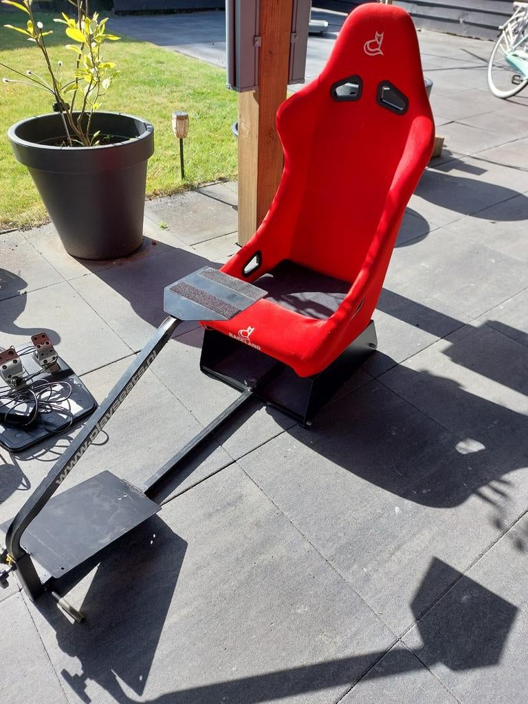 Raceland racestoel- Sim Racing, Ophalen, Gebruikt