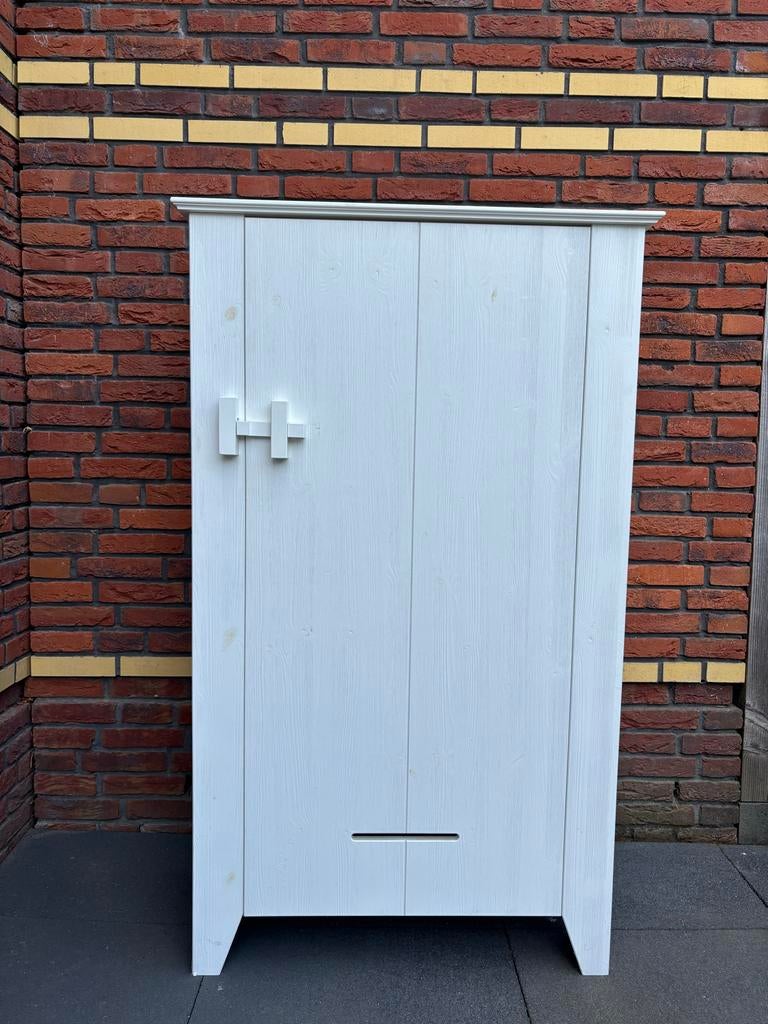 Woood boerenkast Gijs - Wit, Ophalen, Gebruikt