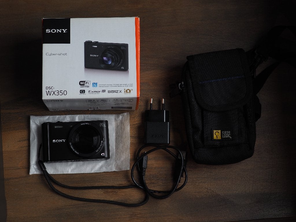Sony Cybershot DSC-WX350 | Als nieuw in doos + accessoires, Compact, Zo goed als nieuw, Sony, 8 keer of meer