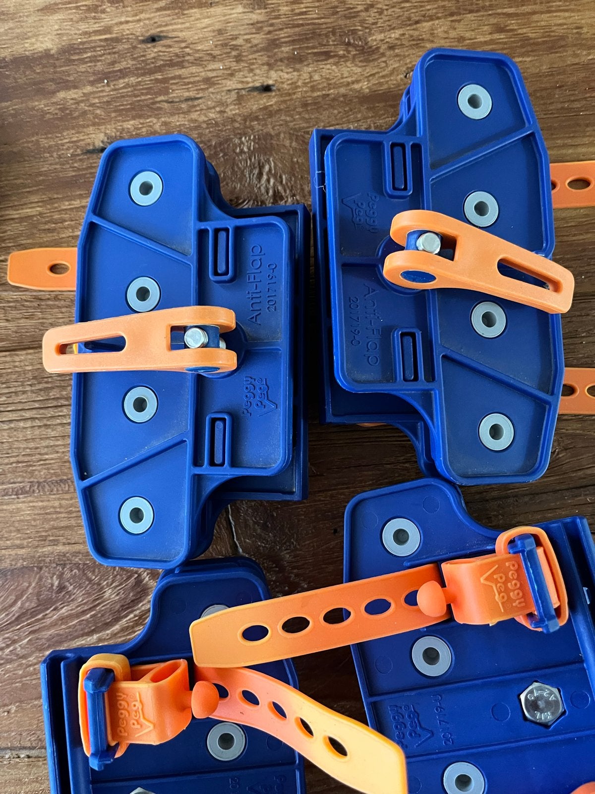 Peggy Peg Anti-Flap - Set van 4, Caravans en Kamperen, Ophalen of Verzenden, Gebruikt