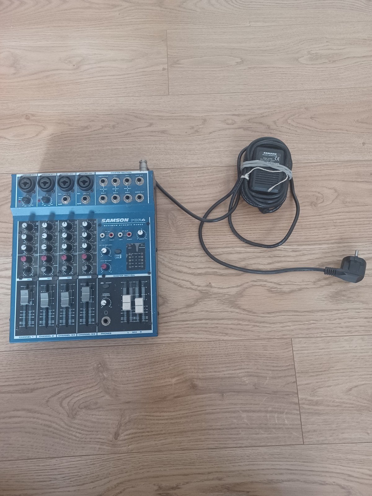Samson MDR 6 Mixer - compacte audio mixer, Muziek en Instrumenten, Ophalen of Verzenden