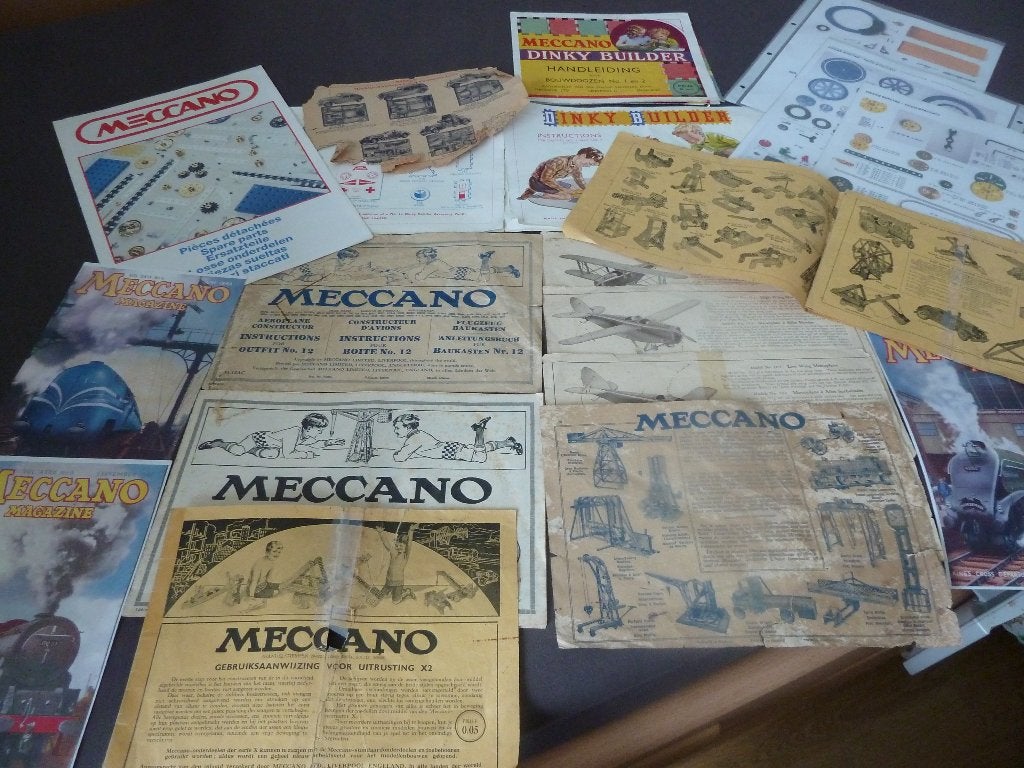 PAKKET LOSSE MECCANO DOUMENTEN, Ophalen of Verzenden