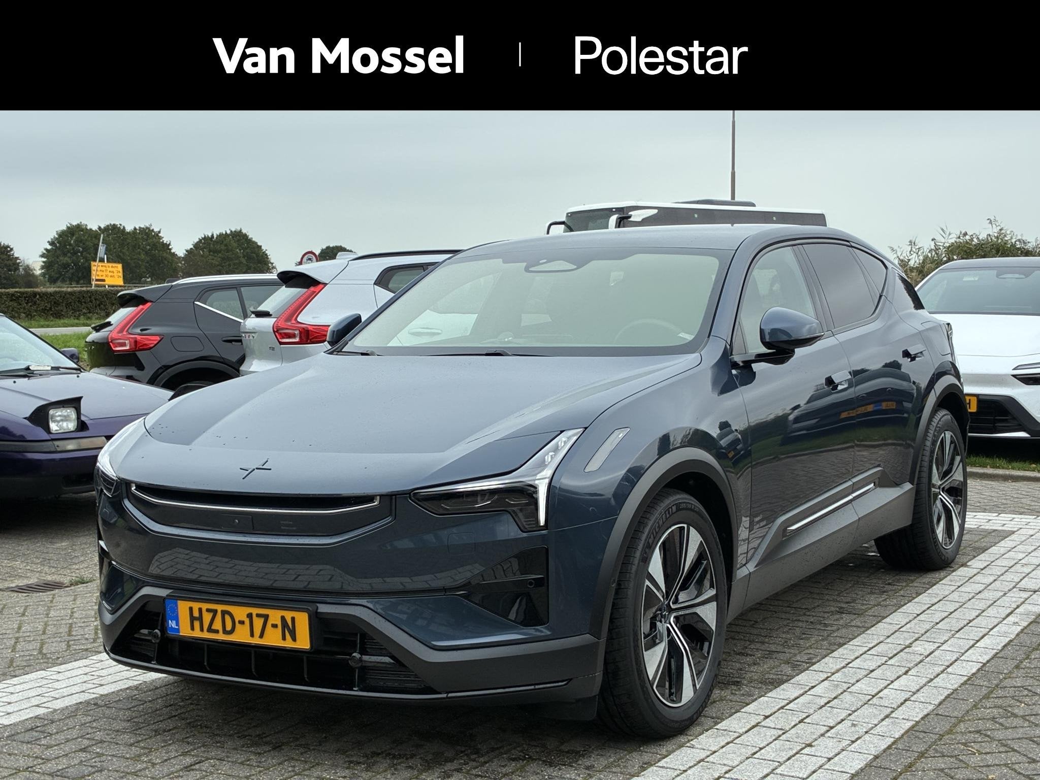 Polestar 3 Long range Dual motor Pilot Plus 111 kWh HUD|Bowe, Auto's, Automaat, 660 min, Stof, Blauw