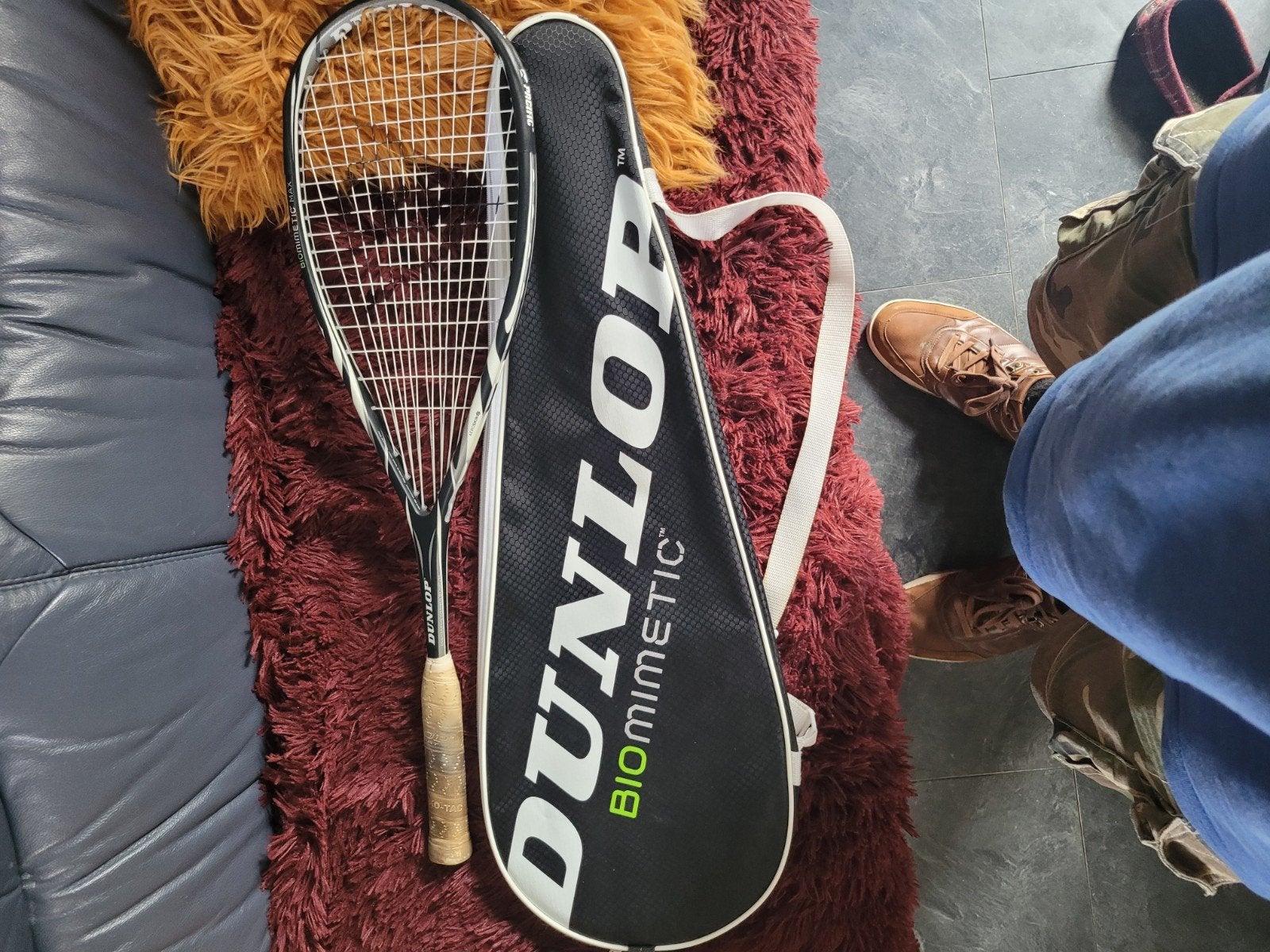 Dunlop Biomimetic Squash Racket met Hoes, Ophalen, Gebruikt