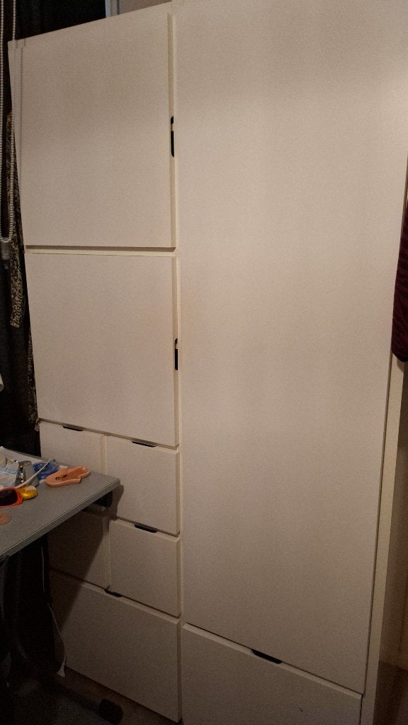 Kledingkast wit, 50 tot 100 cm, Zo goed als nieuw, 150 tot 200 cm, 50 tot 75 cm
