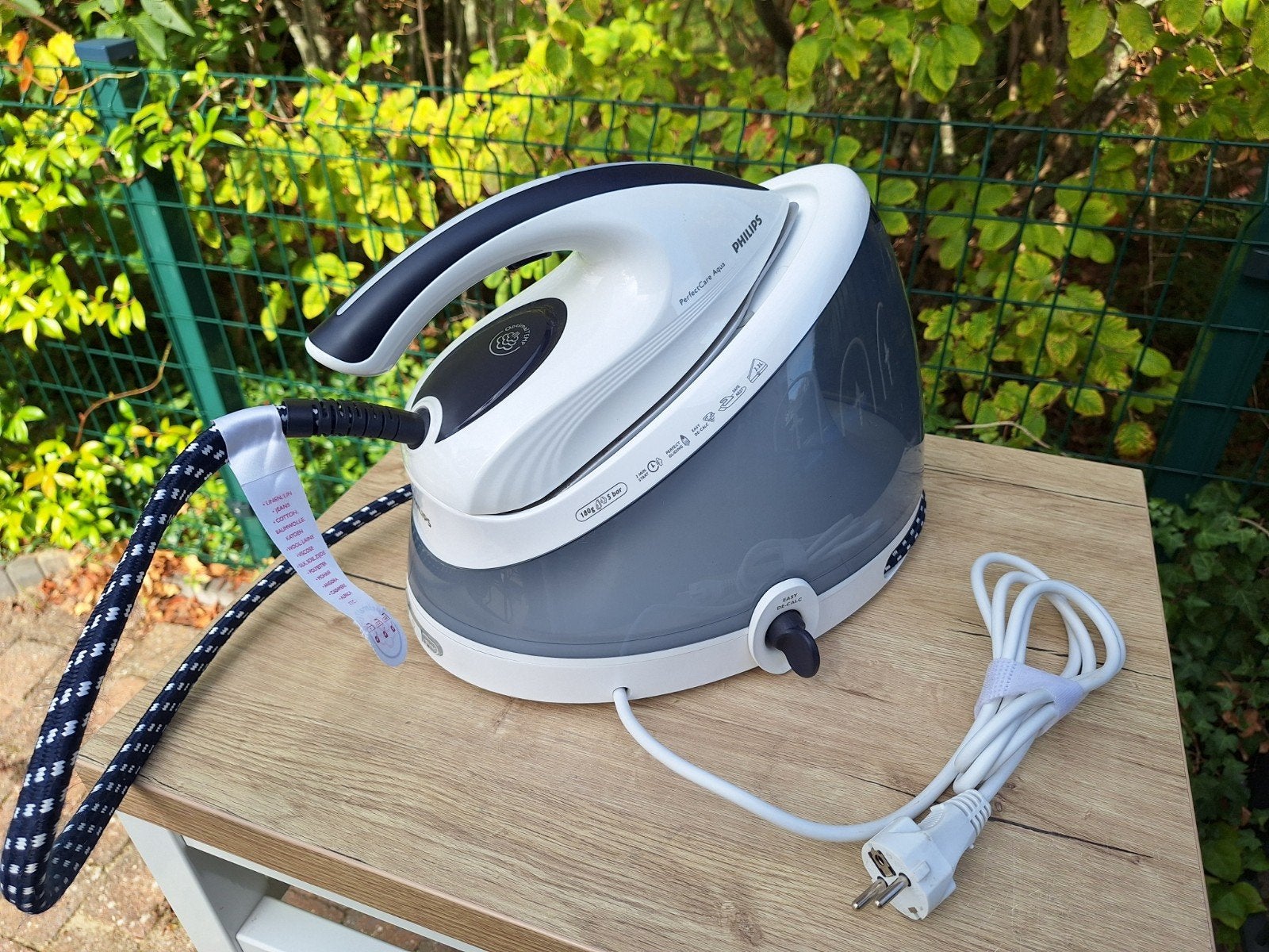 Philips PerfectCare Aqua GC8620 Stoomgenerator, Witgoed en Apparatuur, Ophalen, Gebruikt, Strijkijzer met snoer