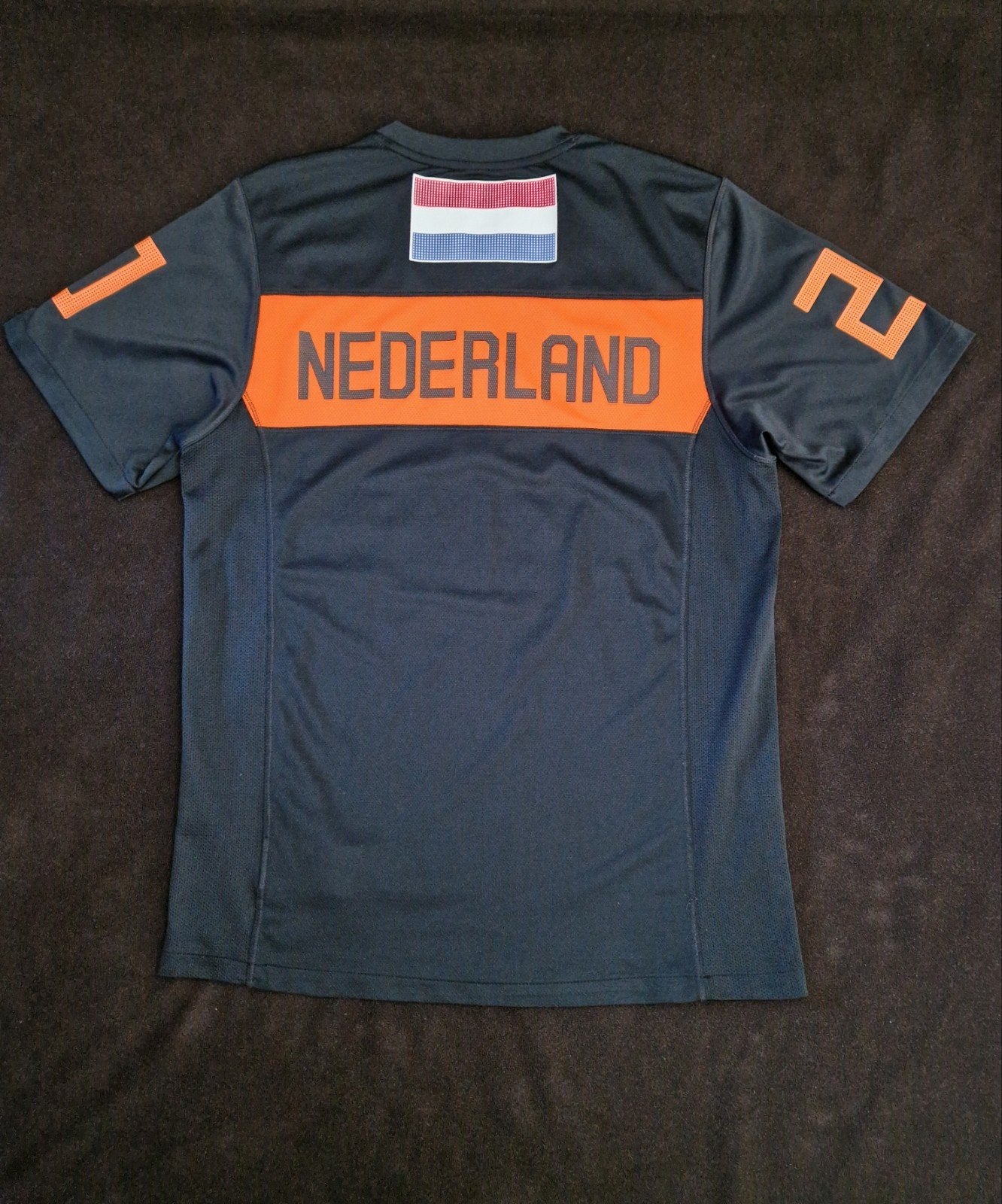 Nederlands elftal trainingsshirt 2010 zeldzaam, Maat 48/50 (M), Zwart, Nike, Ophalen of Verzenden