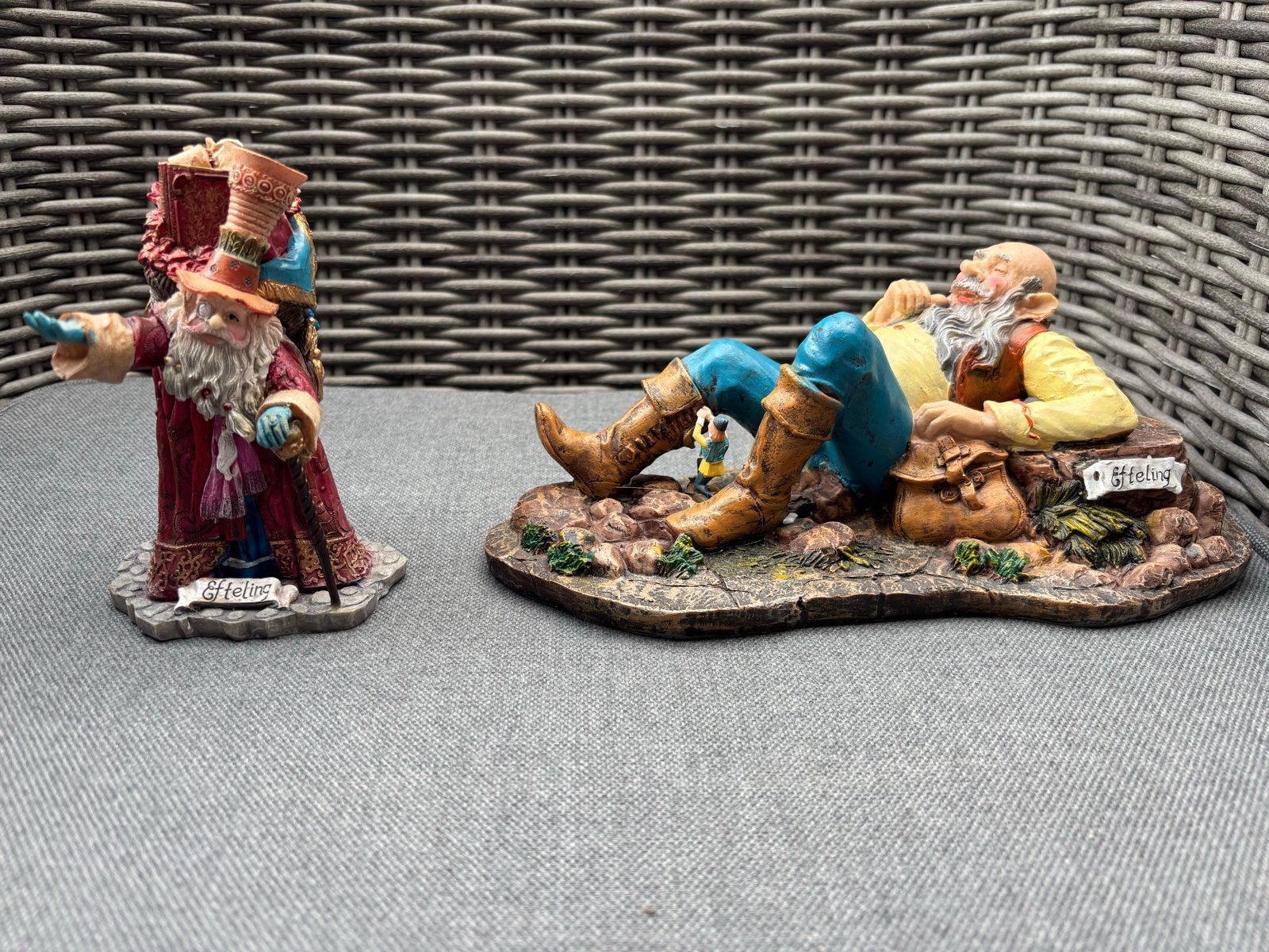 Luville Efteling sprookjesfiguren en huisjes - complete set, Ophalen, Gebruikt