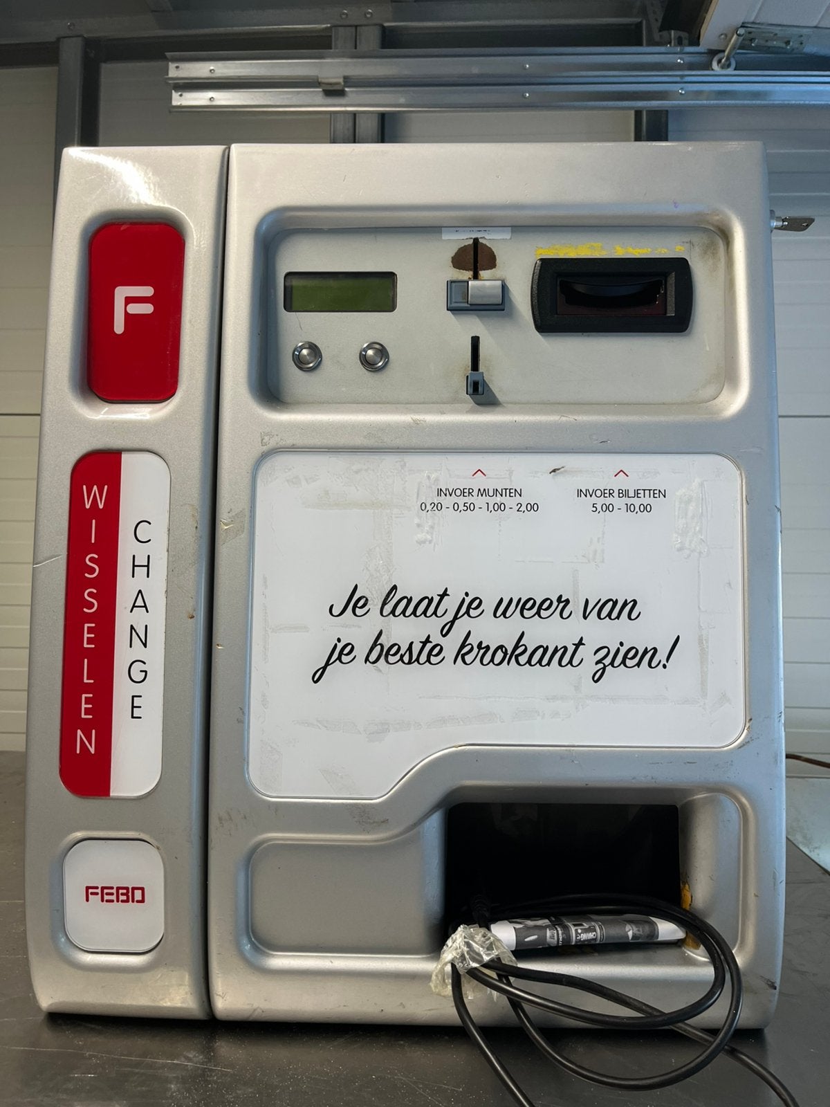 SPOED!! Wisselautomaat. in Euro’s, Euro, Ophalen of Verzenden, Zo goed als nieuw, Met sleutels