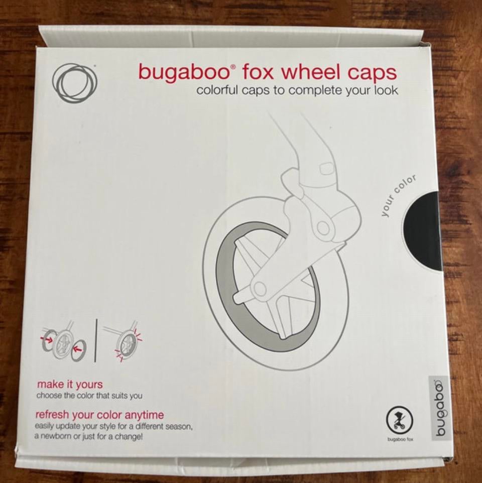 Bugaboo Fox wielkapjes wit, Ophalen of Verzenden, Gebruikt