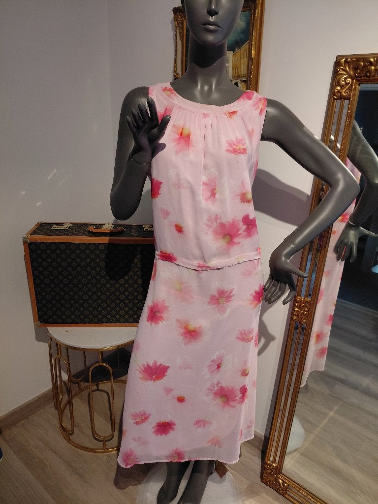 Atmos prachtige jurk m44, Kleding | Dames, Ophalen of Verzenden, Zo goed als nieuw, Maat 42/44 (L), Onder de knie