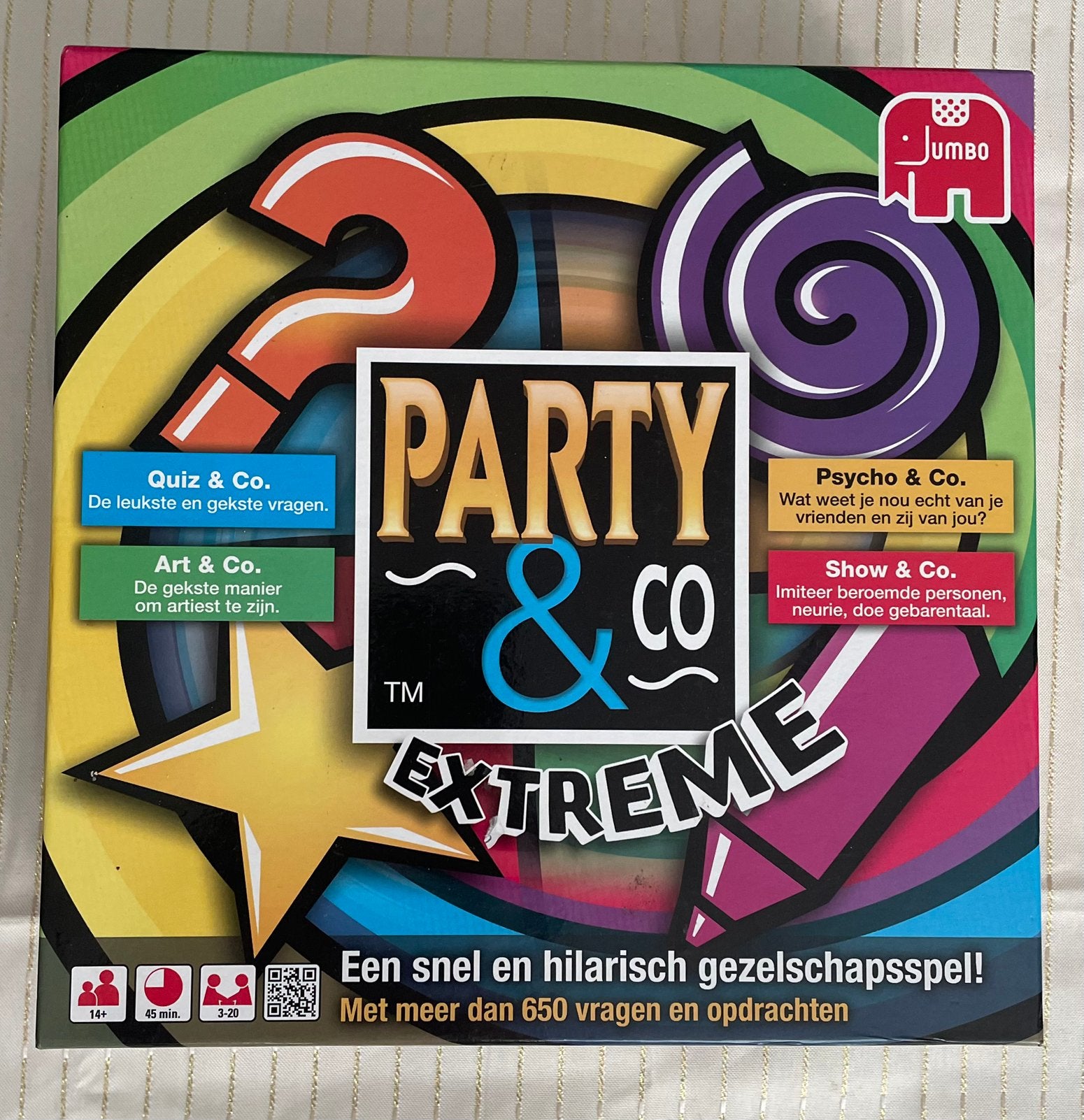 Spel Party & Co Extreme hilarisch en dynamisch Partyspel, Hobby en Vrije tijd, Gezelschapsspellen | Bordspellen, Ophalen of Verzenden