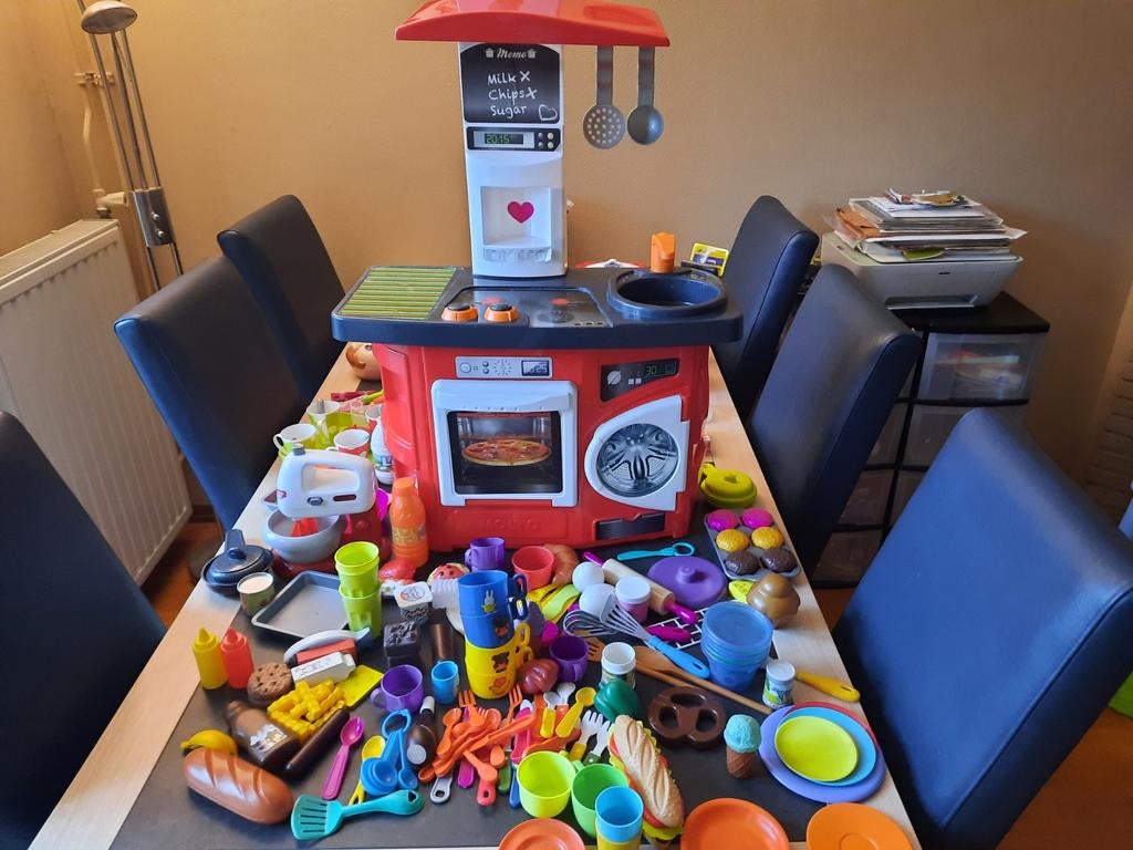 Speelkeuken., Ophalen, Gebruikt