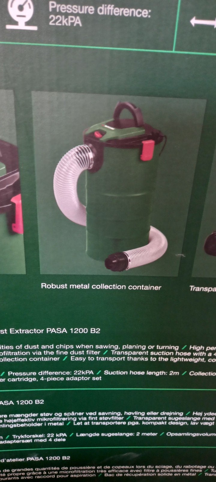 Parkside Chip & Dust Extractor PASA 1200 B2, Ophalen of Verzenden