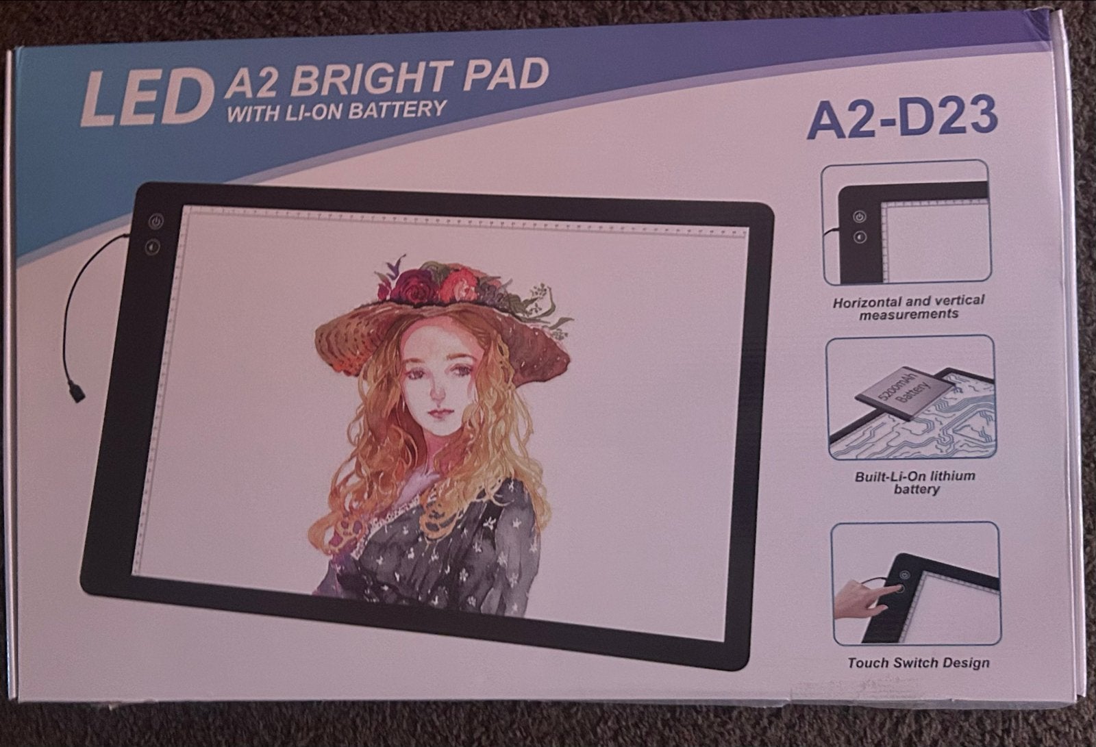 A2 LED Bright Pad met Li-ion Batterij - Tekentafel, Ophalen, Nieuw, Overige typen