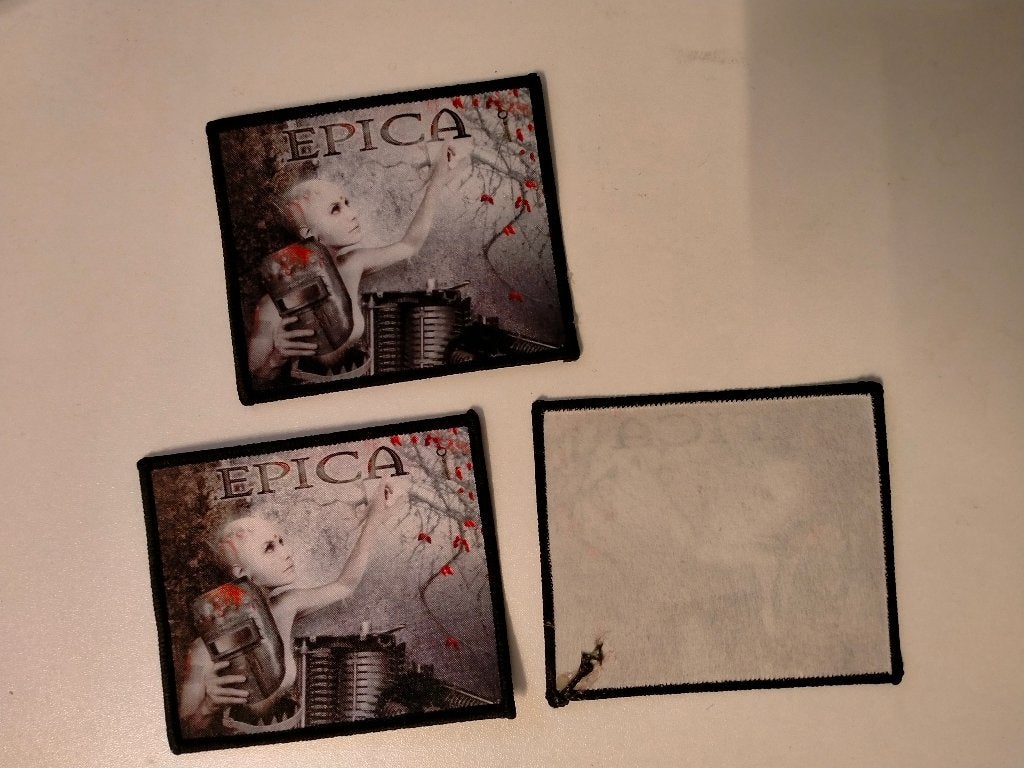 Epica Requiem for the Indifferent gothic Metal logo patch, Verzenden, Nieuw, Kleding