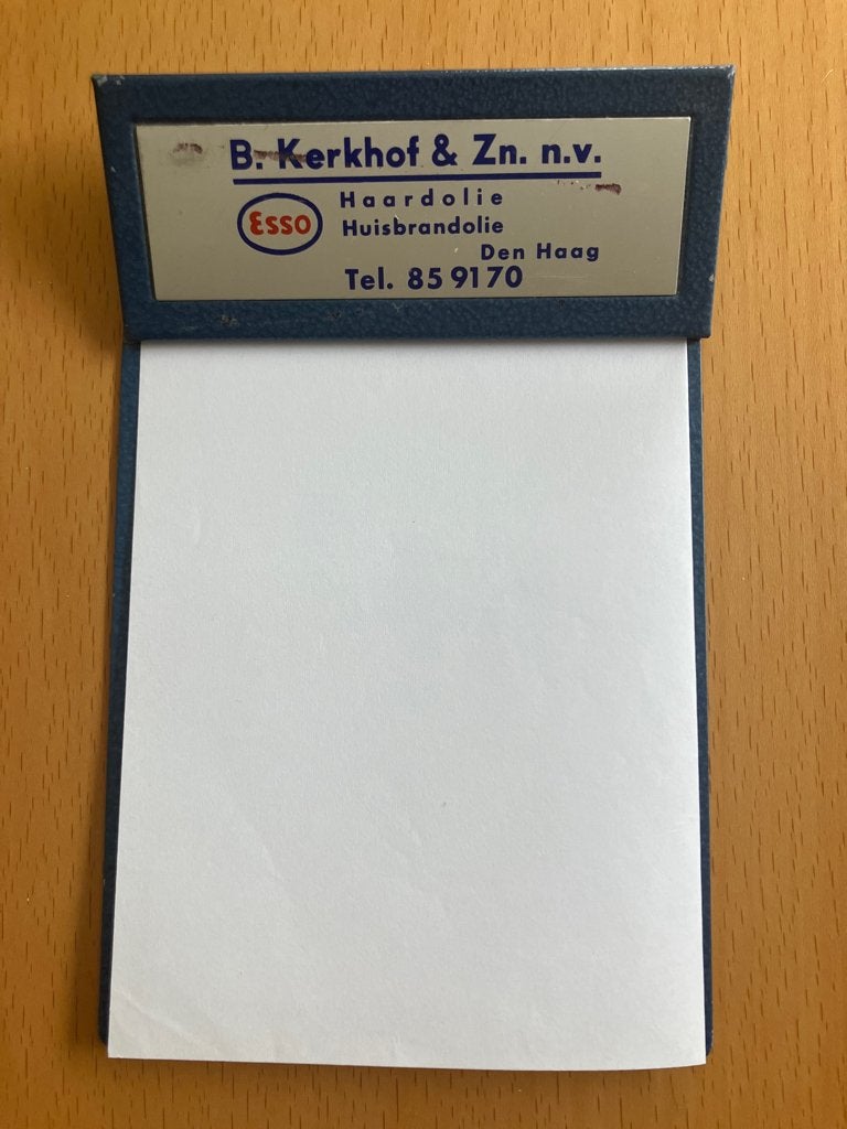 Klembord uitgegeven door Esso , Ophalen of Verzenden, Gebruikt, Overige typen