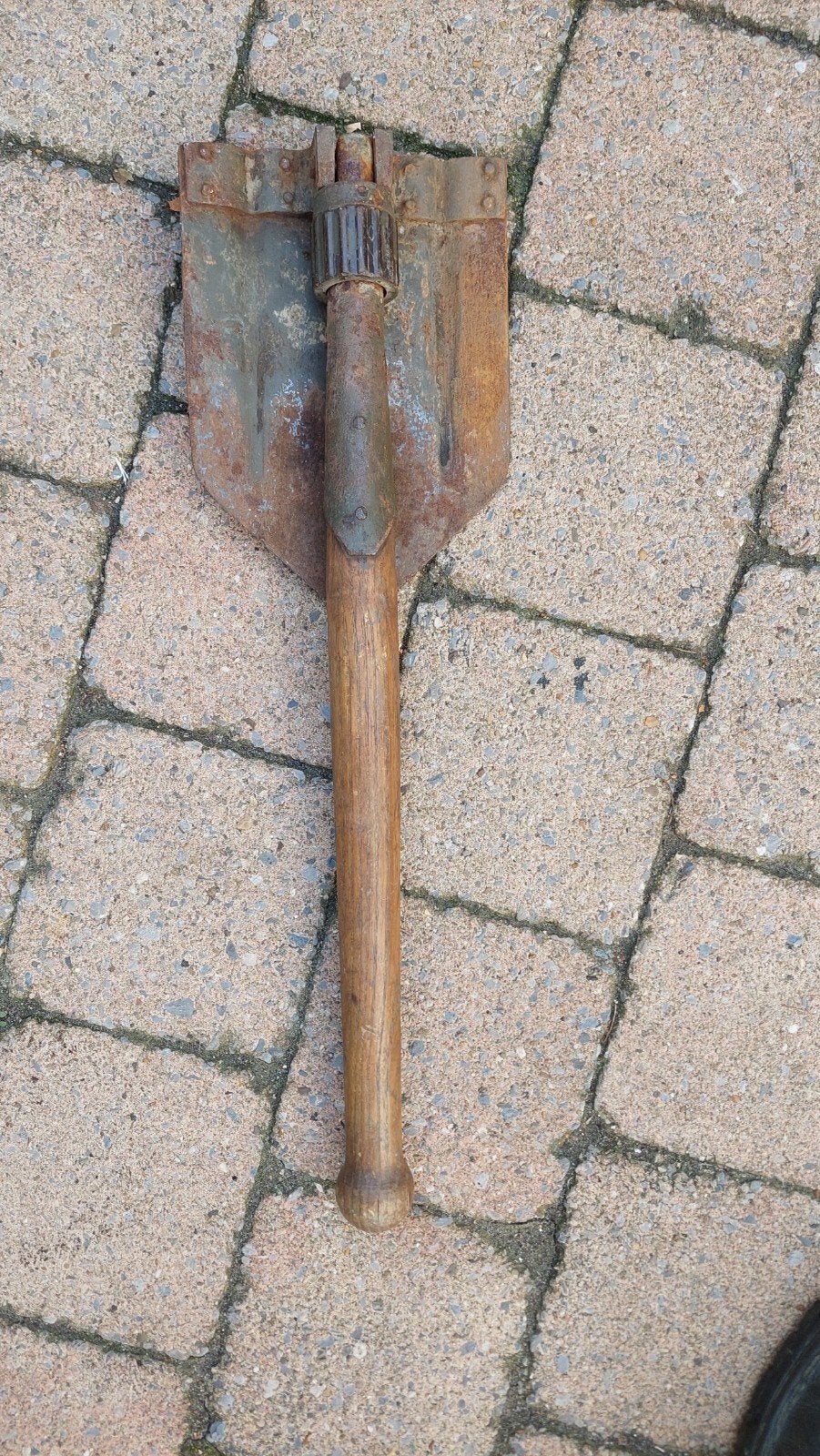 Vintage opvouwbare schep - Militair model Schuttersput schep, Ophalen of Verzenden