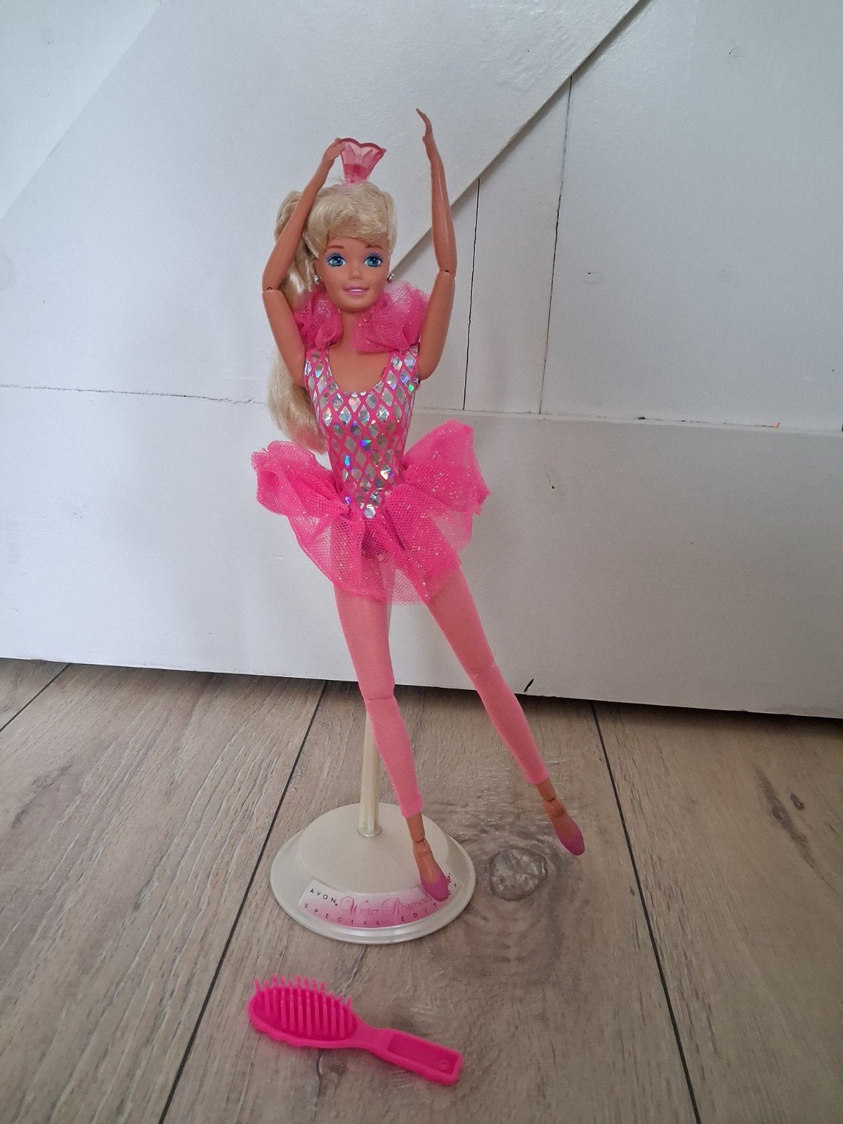 Barbie Twirling Ballerina uit 1995 - Roze Balletpop, Kinderen en Baby's, Speelgoed | Poppen, Ophalen of Verzenden, Gebruikt, Barbie