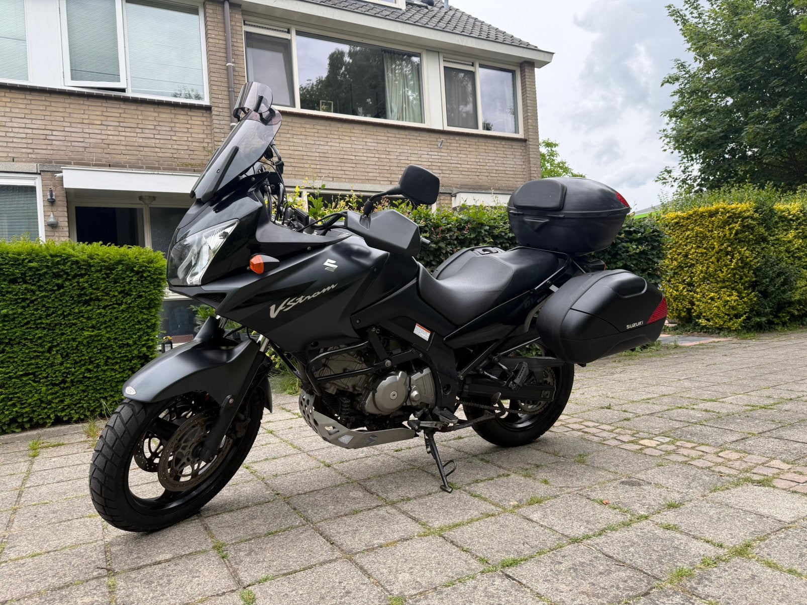 Te koop Suzuki V-Strom dl650 (2006) 65.454 km | Zijkoffers, Ophalen, Gebruikt