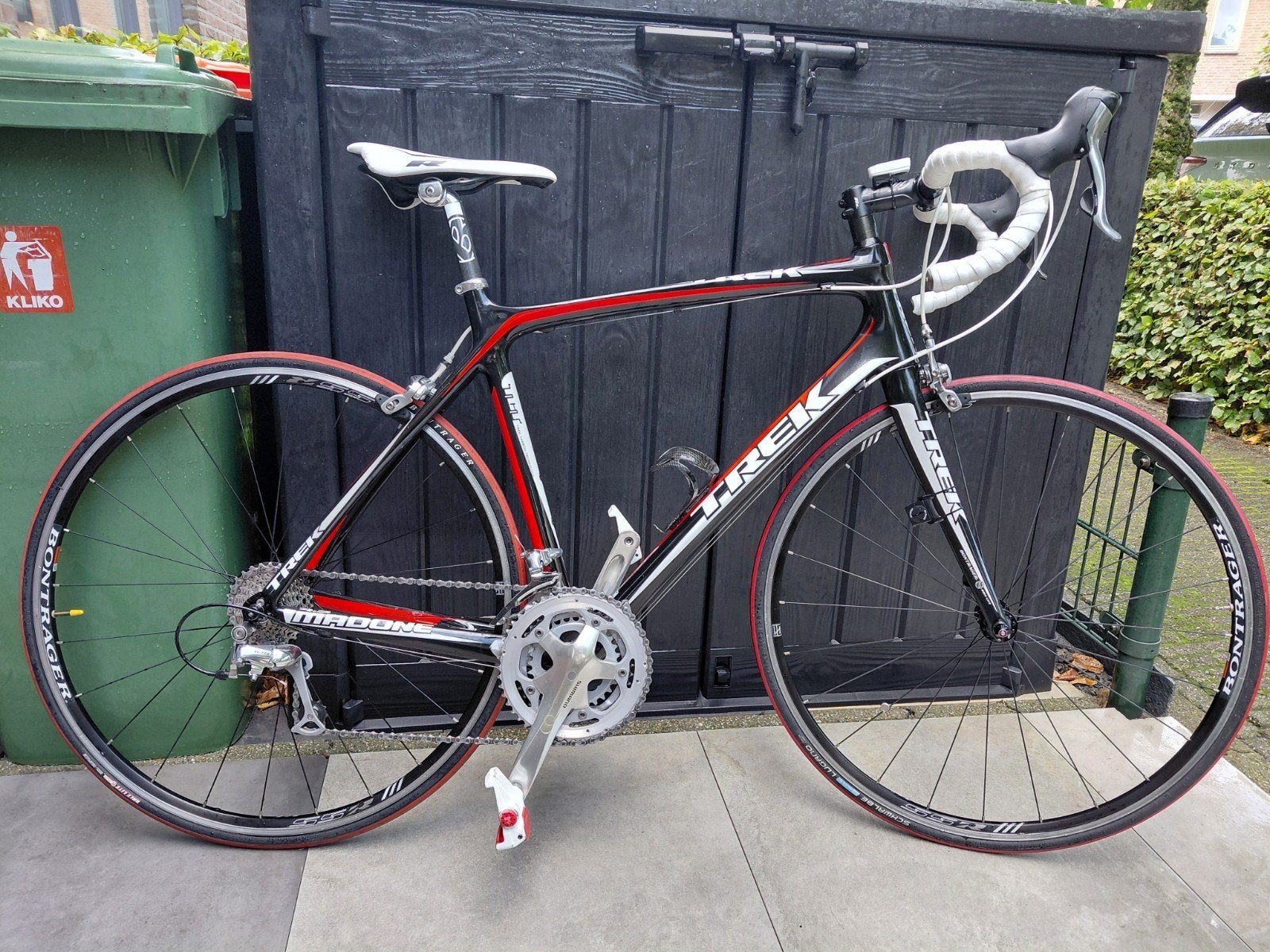Trek Madone 4.5 racefiets (Full carbon), 28 inch, Gebruikt, Carbon, Velgrem