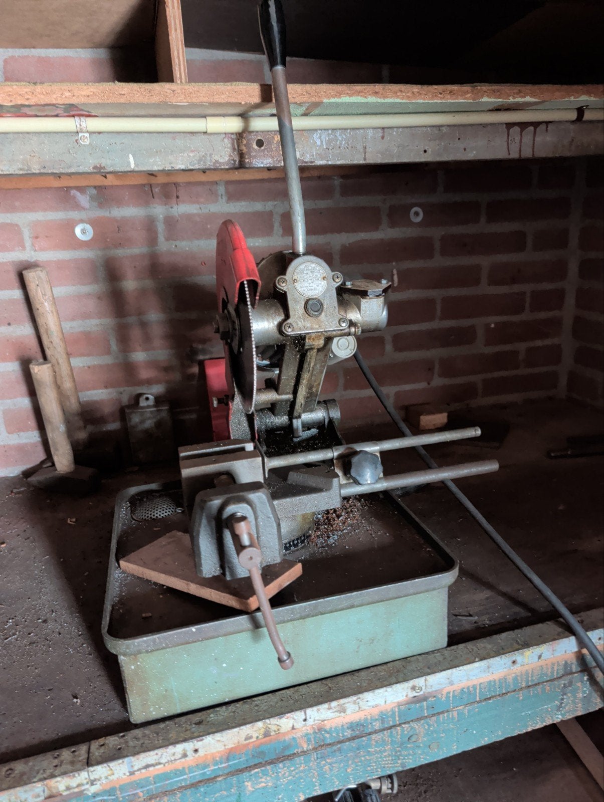 Robuuste afkortzaag voor metaalbewerking, Ophalen, Gebruikt, Onbekend, 600 tot 1200 watt