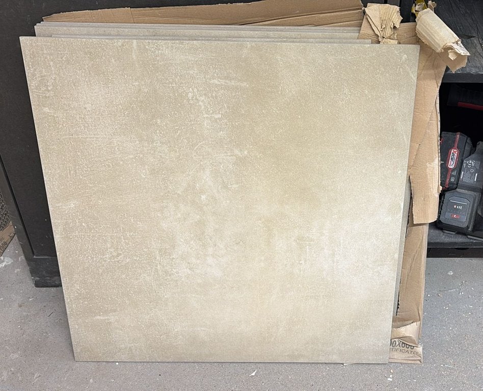 Keraselect solution Beige 60x60 (5m2), Ophalen, 60 cm of meer, Keramiek, Nieuw