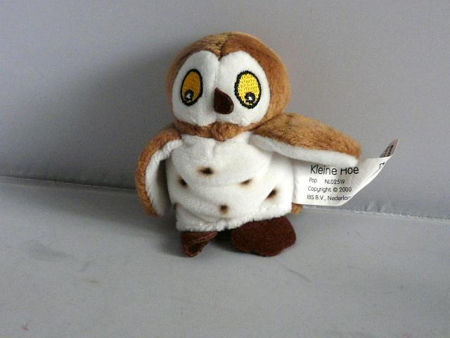 Kleine Hoe - uiltje - 8 cm., Overige karakters, Overige typen, Ophalen of Verzenden, Zo goed als nieuw