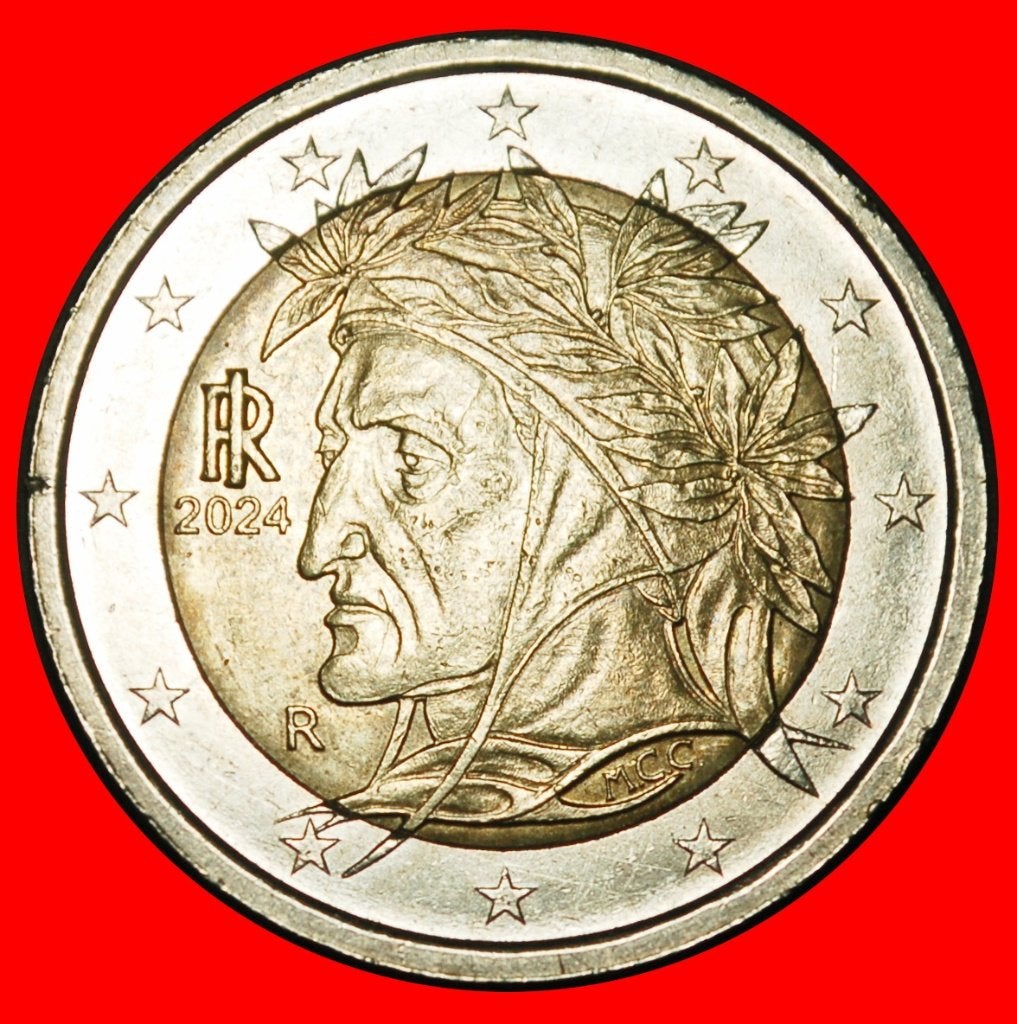 Ⰺ NON-PHALLIC TYPE 2008-2026: ITALY 2 EUROS 2024R! B I r1!, Ophalen of Verzenden, Italië, 2 euro, Losse munt