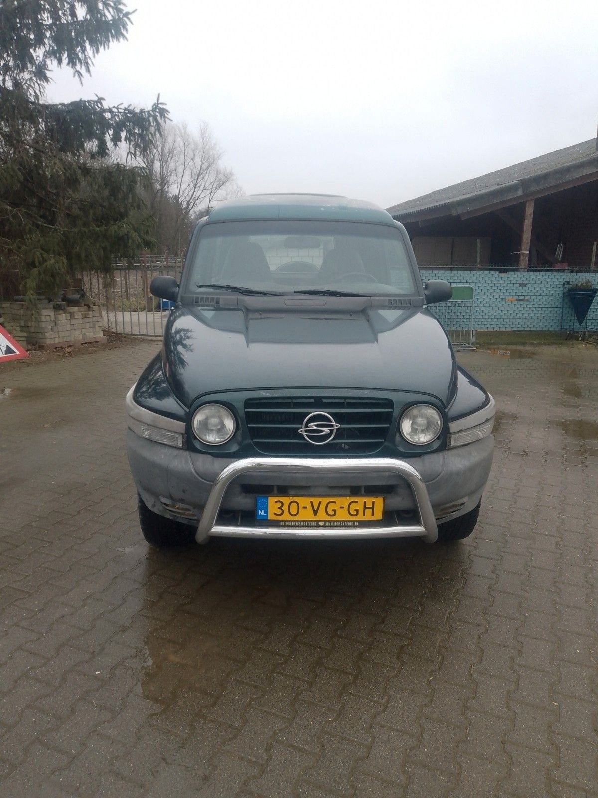 ssangyong korando td 2.3hr, Auto's, Voorwielaandrijving, 4 cilinders, Citroën, Origineel Nederlands