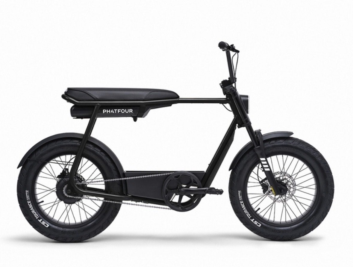 Phatfour FLX - Zwart, Zo goed als nieuw, Fietsen en Brommers, Elektrische fietsen, Zo goed als nieuw, 50 km per accu of meer, 55 tot 59 cm