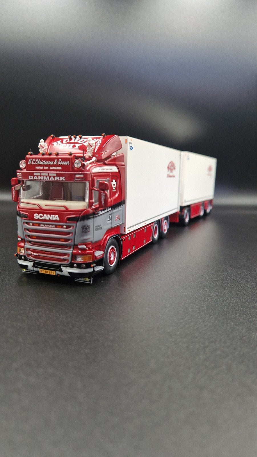 Tekno | Christensen Hurup - Scania, Ophalen of Verzenden, Zo goed als nieuw, Bus of Vrachtwagen, Tekno